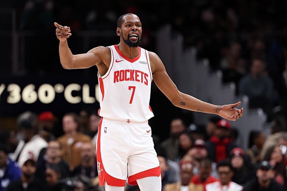 独木难支！除了杜兰特，火箭其他球员都不知道在场上干什么？